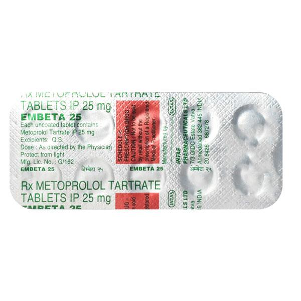 Embeta 25mg Tablet 10'S