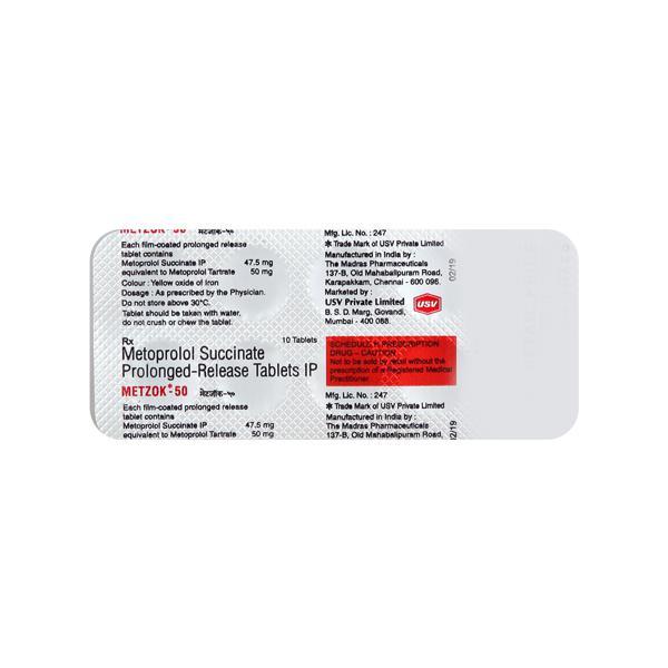 Metzok 50mg Tablet 10'S