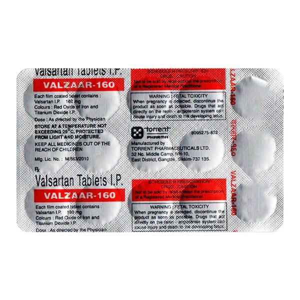 VALZAAR 160 Tablet 15's