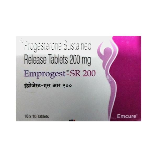 Emprogest EV 200mg Tablet 10'S