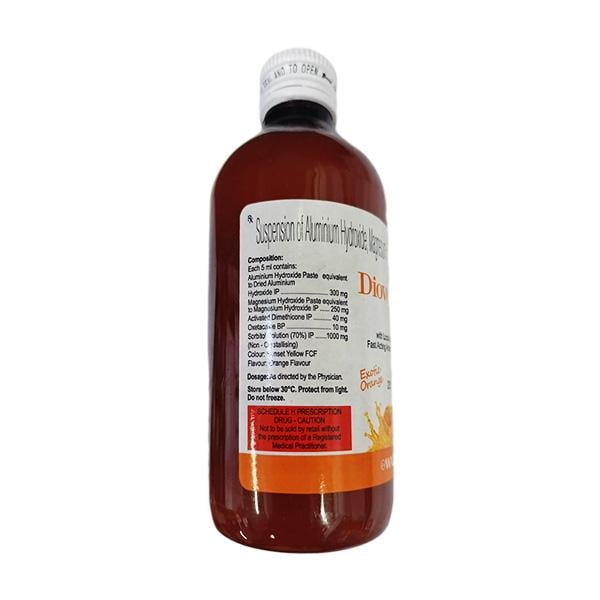 DIOVOL LA SUGAR FREE EXOTIC ORANGE Solution 200ml