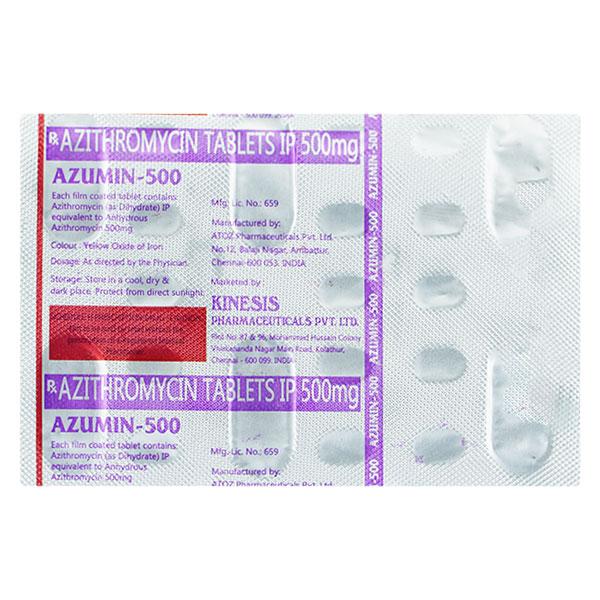 Azumin 500mg Tablet 6'S
