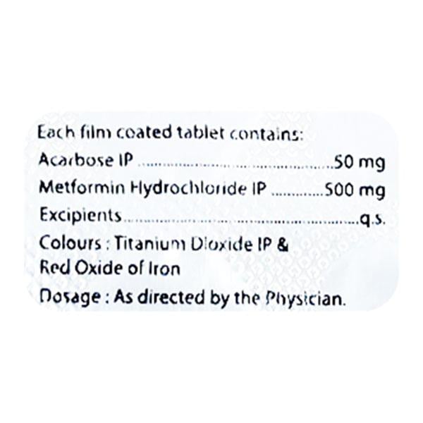 GLUCODAC M 50 Tablet 10's