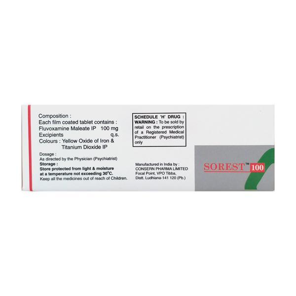Sorest 100mg Tablet 10'S