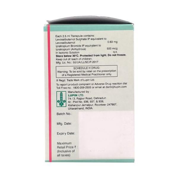 Salbair I Neb 0.63mg Transpule 2.5ml