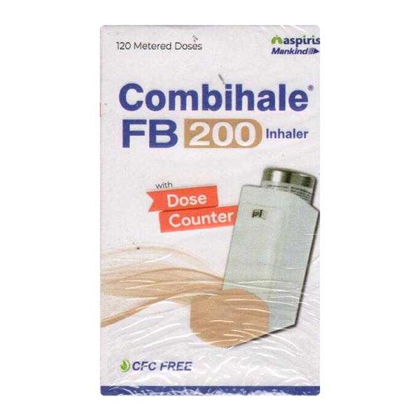 COMBIHALE FB CFC FREE 200 WITH DOSE COUNTER 120md Inhaler 1's