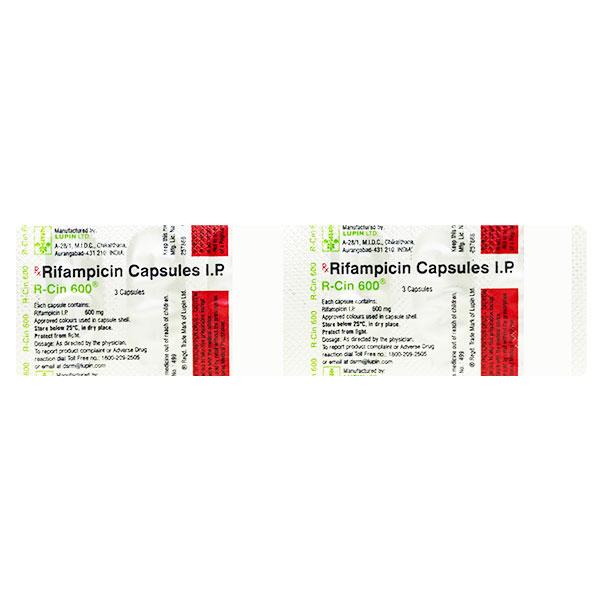 R CIN 600MG CAPSULE 3'S