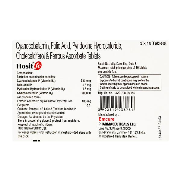 HOSIT FE Tablet 10's