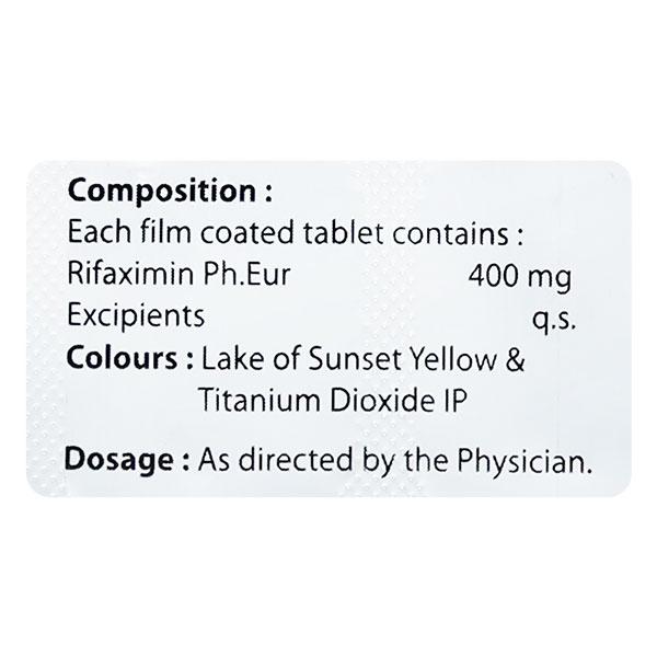 RIFAXIMED 400 Tablet 10's