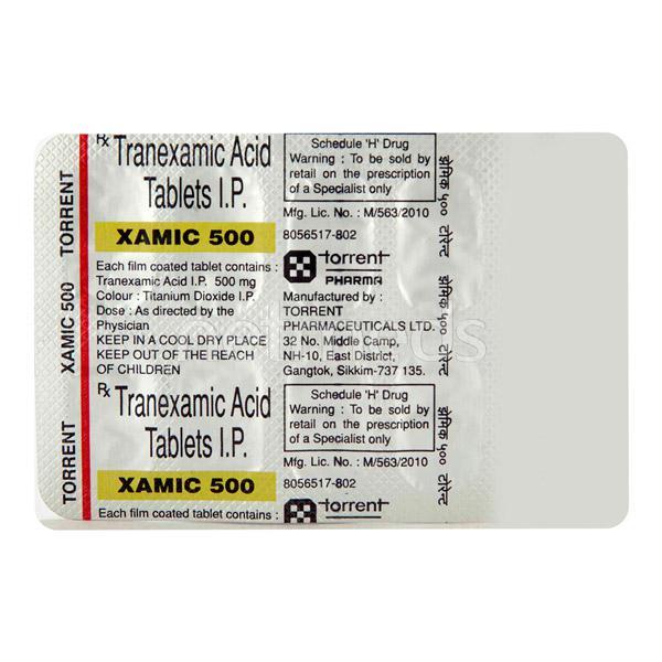 Xamic 500mg Tablet 10'S
