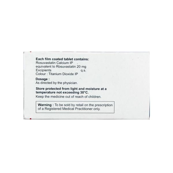 Rosave 20mg Tablet 15'S