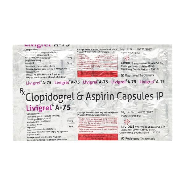 LIVIGREL A 75 Capsule 10's