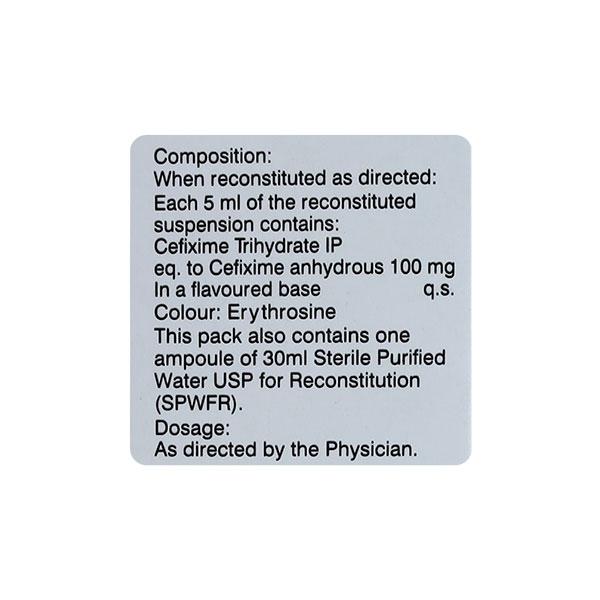 OMNICEF O 100mg Oral Suspension 30ml