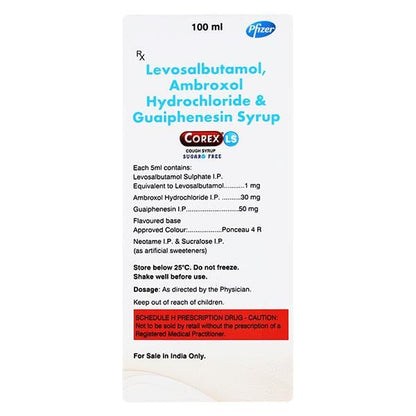 Corex LS Sugar Free Cough Syrup 100ml