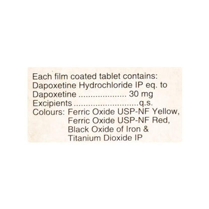 Dejac 30mg Tablet 4'S