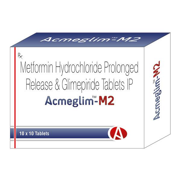 ACMEGLIM M 2 Tablet 10's