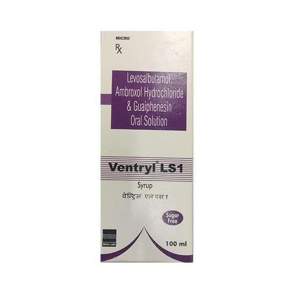 VENTRYL LS 1 SUGAR FREE Syrup 100ml
