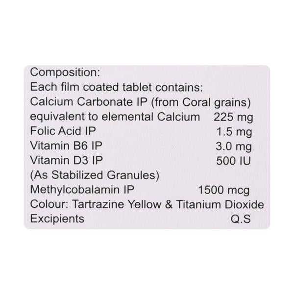 CORAL CALCIUM B12 Capsule 15's