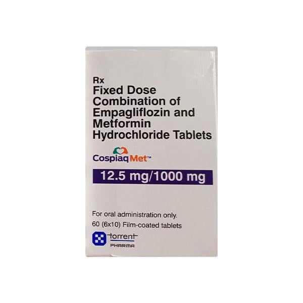 COSPIAQ MET 12.5/1000 Tablet 10's
