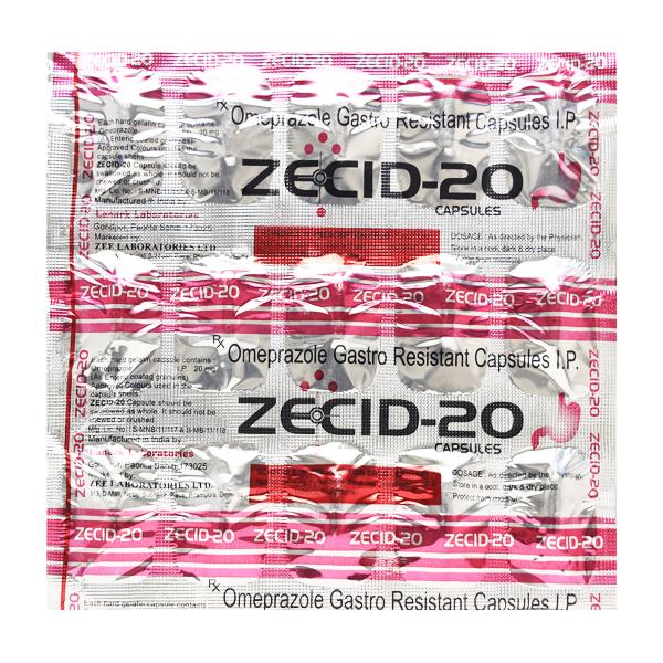 ZECID 20mg Capsule 15's