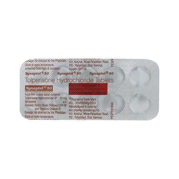 Synaptol 50mg Tablet 10'S