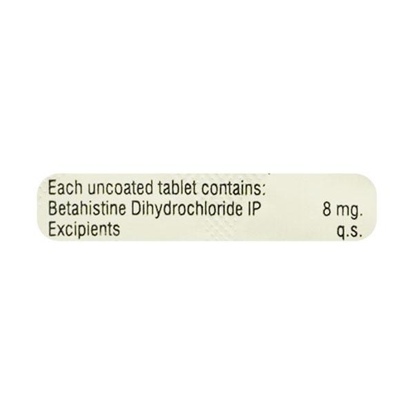 EQUIVERT 8mg Tablet 10's
