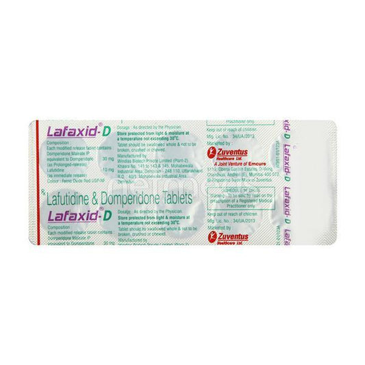 Lafaxid D Tablet 10'S