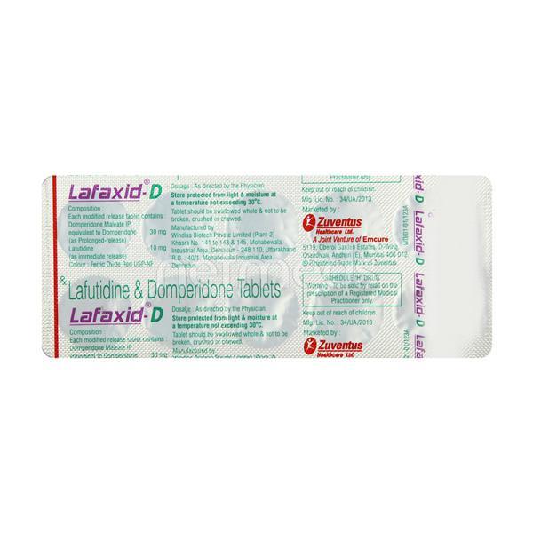 Lafaxid D Tablet 10'S