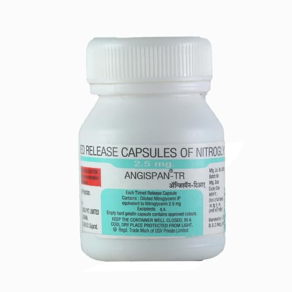 Angispan TR 2.5mg Capsule 25'S
