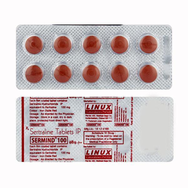 Sermind 100mg Tablet 10'S