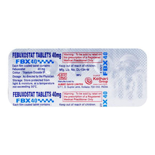 FBX 40mg Tablet 10'S