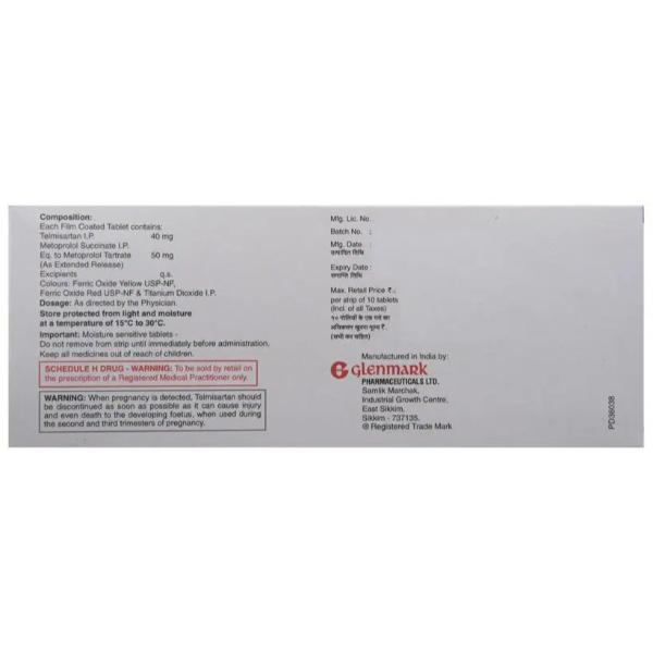 Telma Beta 50 Tablet 10'S