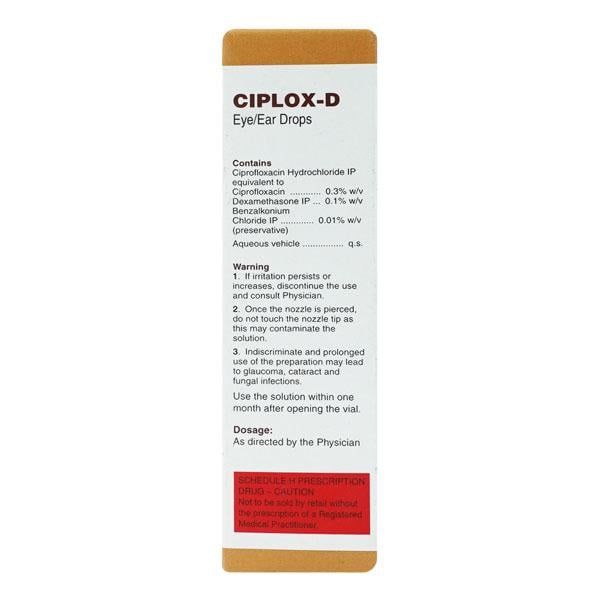 Ciplox D Eye/Ear Drops 10ml