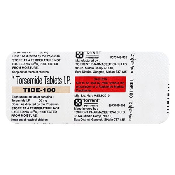 Tide 100mg Tablet 10'S