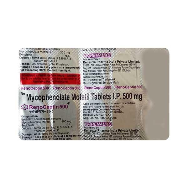 RENOCEPTIN 500 Tablet 10's