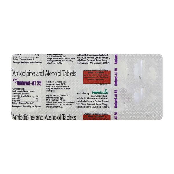 AMLOVEL AT 25mg Tablet 10's