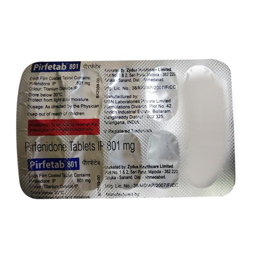 PIRFETAB 801mg Tablet 10's
