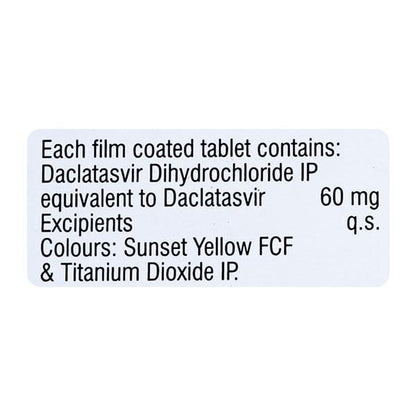 Dacihep 60mg Tablet 28'S
