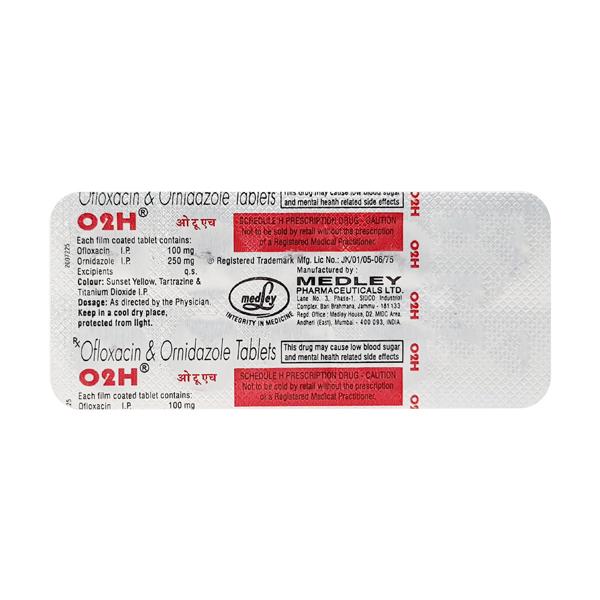 O2 H Tablet 10'S