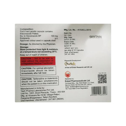 SKINITRA 100 Capsule 10's