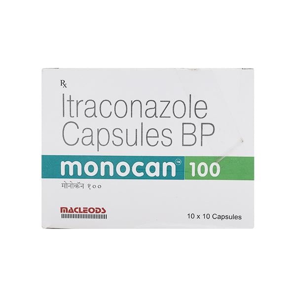MONOCAN 100mg Capsule 10's
