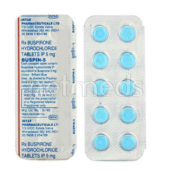 Buspin 5mg Tablet 10'S
