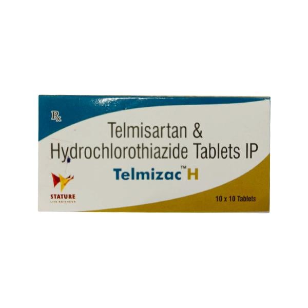 TELMIZAC H 40mg Tablet 10's