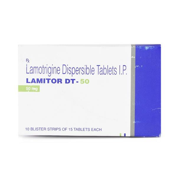 LAMITOR DT 50mg Tablet 15's
