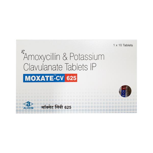MOXATE CV 625 Tablet 10's