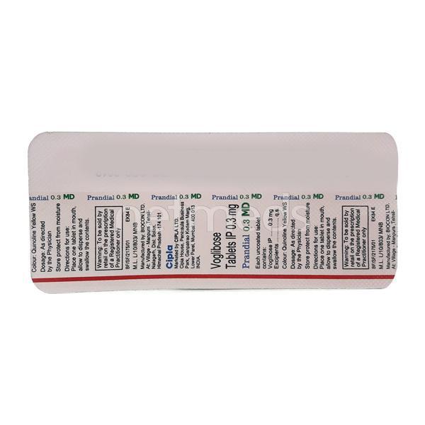 Prandial MD 0.3mg Tablet 10'S