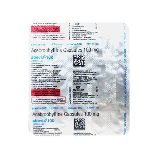ABEVIA 100 Capsule 15's