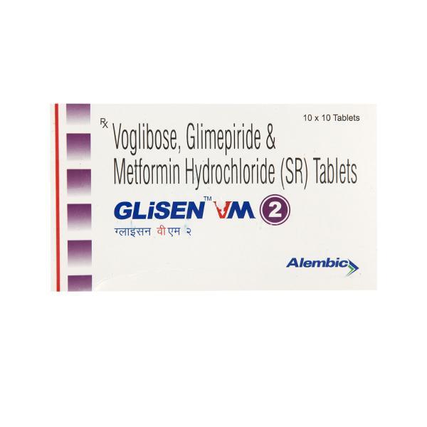 Glisen VM 2mg Tablet 10'S