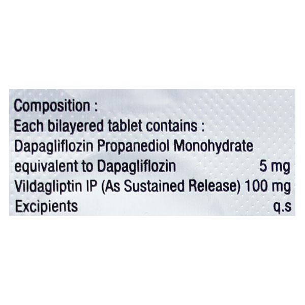 VILDAPRIME D 5/100 Tablet 10's