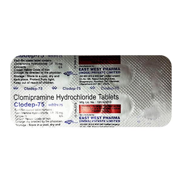 Clodep 75mg Tablet 10'S